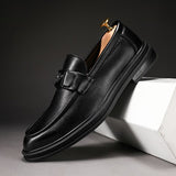 Genuine Leather Footwear Brand Luxury Men's Casual Driving Designer Loafers Moccasins Wedding Dress Shoes Mart Lion   
