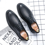 Genuine Leather Footwear Brand Luxury Men's Casual Driving Designer Loafers Moccasins Wedding Dress Shoes Mart Lion   