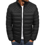 Colors Men's Winter Puffer Cotton Coat MartLion black XL 