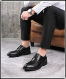 Leisure Loafers Shoes Black Sneakers Men's Office Dress Classic Outdoor Wedding Footwear Flat Mart Lion   