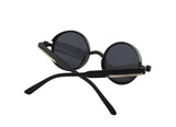 Classic Gothic Steampunk Sunglasses Luxury Men's and Women Retro Round Pc Frame MartLion   