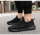 Men's Light Running Shoes Breathable Lace-Up Jogging Sneakers Anti-Odor Casual MartLion   