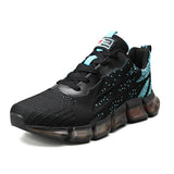 Men's Casual Shoes Lightweight Low cut Mesh Breathable Lace-up Walking Sneakers Tenis Footwear Mart Lion dark blue 39 