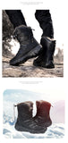 Winter Waterproof Women Men's Boots Snow Warm Non-slip Combat Women's Military Battle Mart Lion   