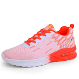 Running Shoes Breathable Light Women's Sneakers Non-slip Wear-resisting Height Increasing Sport Mart Lion Orange 3.5 