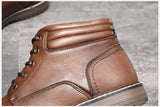Winter Men Boots Lace Up Winter Shoes Lightweight Smart Casual Boots Ankle Boots Office Work Casual MartLion