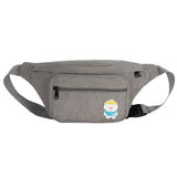 Waist Bags For Women Young Girl Casual Chest Canvas Fanny Pack Sport Leisure Crossbody Chest Female Phone Pouch Mart Lion grey waist bag  