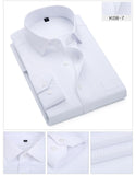 men's striped long sleeved non-iron slim fit dress shirts Solid Twill Social Clothing Mart Lion   