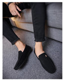 Off-Bound Men's Casual Shoes Bee Suede Loafers Flats Driving Soft Moccasins Footwear Slip-On Walking Mart Lion   