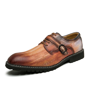 Men's Loafers Shoes Slip On Strap Mix Color Black Casual Dress Office Wedding MartLion MULTI 6 