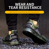  Reflective Men's Safety Shoes Boots With Steel Toe Cap Casual Work Indestructible Puncture-Proof Work Sneakers Mart Lion - Mart Lion