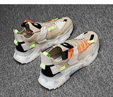 Breathable Street Shoes Men's Transparent Sole Sneakers Trainers Designer Casual Chunky Mart Lion   