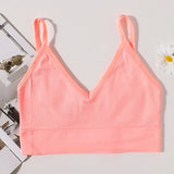 Seamless Bra Sports Bras For Women U-shape Back Crop Tops Female Bralette C Lingerie Brassiere Women MartLion coral One Size L