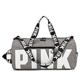 Travel Bag Sports Gym Bag Printed Handbag Shoulder Bag Large-capacity Storage Backpack  Travel Bags  Travel  Mesh Mart Lion Light gray  