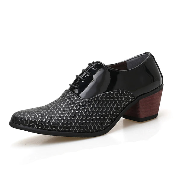 Men's Dress Shoes Handmade Style Party Wedding Leather Formal MartLion black 38 