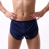 Male Panties Underwear Boxers Breathable Men Boxer  Side Split Underpants Shorts Sleepwear MartLion   