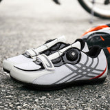 Couple Cycling Shoes Men's Road Bicycle Women Outdoor Sneakers Breathable Self-locking Unlocking Bike Mart Lion   