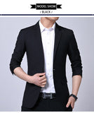 Spring Autumn Suits Men's Smart Casual Slim Fit Korean Solid Color Suits Professional Wear Blazer Jacket Mart Lion   