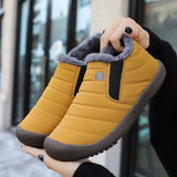 Winter Men's Snow Boots Long Plush Outdoor Ankle Boots Waterproof Anti-snow Warm Fur Sneakers Casual Shoes MartLion   