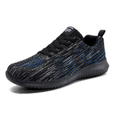 Summer Men's Casual Sneakers Running Sport Shoes Designer Tennis Lightweight Training Walking Mart Lion black blue 39 
