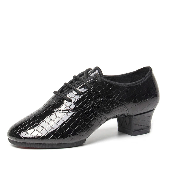 Latin Dance Shoes for Unisex Men's Women Girls Ballroom Modern Tango Jazz Performance Boy Salsa MartLion Black A rubber 37 (23.5cm) CHINA