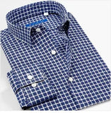 Smart Five Men Dress Shirts cotton Long Sleeve Regular Slim Fit Formal Shirts Male MartLion   