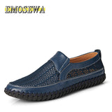 Men's Casual Shoes Summer Style Mesh Flats Loafer Creepers Casual High-End Very Mart Lion   