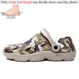 Men's Clogs Beach Sandals Summer Casual Garden Shoes Clog Lightweight MartLion Khaki 43 