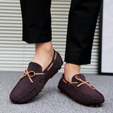 Genuine Leather Men's Loafers Slip On Wedding Shoes Breathable Casual Luxury Brand Driving Soft Moccasins Mart Lion   