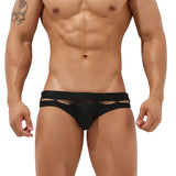 Men's Swimwear Suits Solid Briefs Swim Wear Sports Wear Mart Lion Black M 