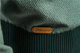 Spliced Cotton Sweater Men's Casual O-neck Pullover Knitted Sweaters Winter MartLion   