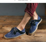 Fisherman Shoes Breathable Espadrilles Men's Casual Linen Summer Canvas Sneakers Mart Lion   