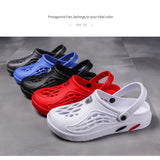 Men's Summer Shoes Sandals Holes Hollow Breathable Flip Flops Clogs Beach Slippers Zapatos Mart Lion   