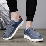 Summer Men's Canvas Boat Shoes Breathable Casual Driving Slip Easy To Wear Soft Loafers Outdoor Mart Lion   