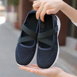 Women Flats Summer Ladies Mesh Flat Shoes Soft Breathable Sneakers Women Casual Zapatos De Mujer MartLion Blue 35 