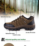 Sneakers Outdoor Men's Shoes Waterproof Hiking Casual Breathable Male Footwear Non-slip Mart Lion   