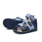 Ortoluckland Children's Sandals Baby Orthopedic Footwear For Kids Toddler Boy Summer Tiptoe Microfiber Leather Shoes MartLion   