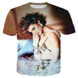 The Queen of Pop Madonna 3D Printed T-shirt Men's Women Casual Harajuku Style Hip Hop Streetwear Oversized Tops Mart Lion Khaki L 