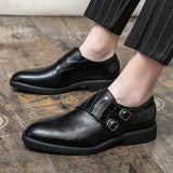 Wedding Formal Shoes Men's Leather Oxfords Slip On Party Dress Zapatos Hombre Mart Lion   