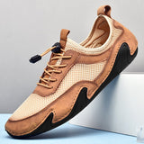 Men's Mesh Casual Sports Shoes Korean Antiskid Summer Soft and Elegant Mart Lion   