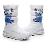 Mid-calf Snow Boots Women Waterproof Winter Shoes Platform Rubber Plush Female Ladies Wedge Fur Mujer Invierno Mart Lion   