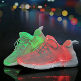 Luminous Sneakers Glowing Light Up Shoes for men women shoes White LED Sneakers Flashing Shoes with Light for Adult MartLion