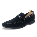 Men's Suede leather Loafers classic Moccasins Leather Casual Outdoor Driving Flats Shoes Mart Lion   