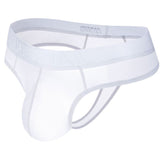 Low Waist Transparent ice silk Ultra-thin men's Underwear Penis Pouch Gay Strings amp Thongs Bikini Mart Lion White M 
