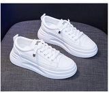 Sneakers Women Shoes Young Ladies Casual Brand White Thick Sole 3cm MartLion   