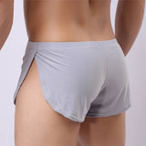 Male Panties Underwear Boxers Breathable Men Boxer  Side Split Underpants Shorts Sleepwear MartLion   