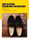  Loafers Men's Casual Suede Shoes Lightweight Soft Genuine Leather Moccasins Slip on Driving MartLion - Mart Lion