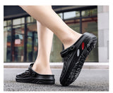 Men's Summer Shoes Sandals Holes Hollow Breathable Flip Flops Clogs Beach Slippers Zapatos Mart Lion   