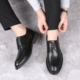 Leisure Loafers Shoes Black Sneakers Men's Office Dress Classic Outdoor Wedding Footwear Flat Mart Lion   