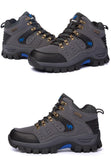  Outdoor Ankle Boots Men's Non Slip Lace Up Climbing Leather Winter Cowboy Trekking Hiking Footwear Summer Mart Lion - Mart Lion